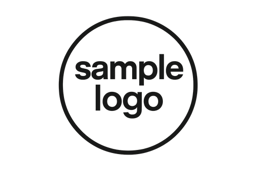Circle that Says sample logo